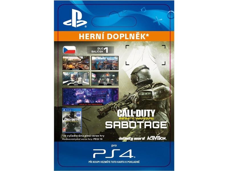 Herní doplněk SONY Call of Duty: Infinite Warfare DLC 1: Sabotage - PS4 CZ ESD