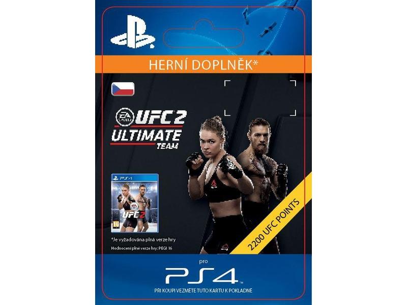 Herní doplněk SONY EA SPORTS UFC® 2 - 2200 UFC POINTS - PS4 CZ ESD