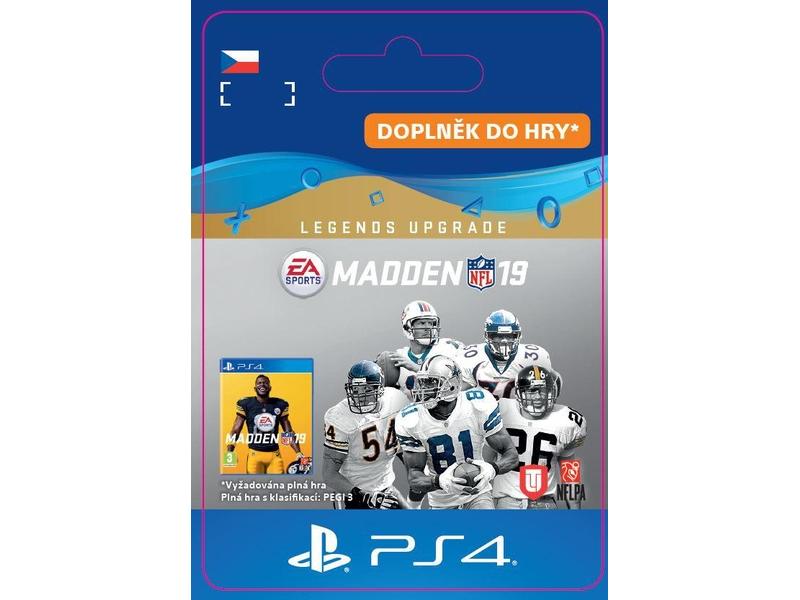 Herní doplněk SONY Madden NFL 19 Legends Upgrade - PS4 CZ ESD