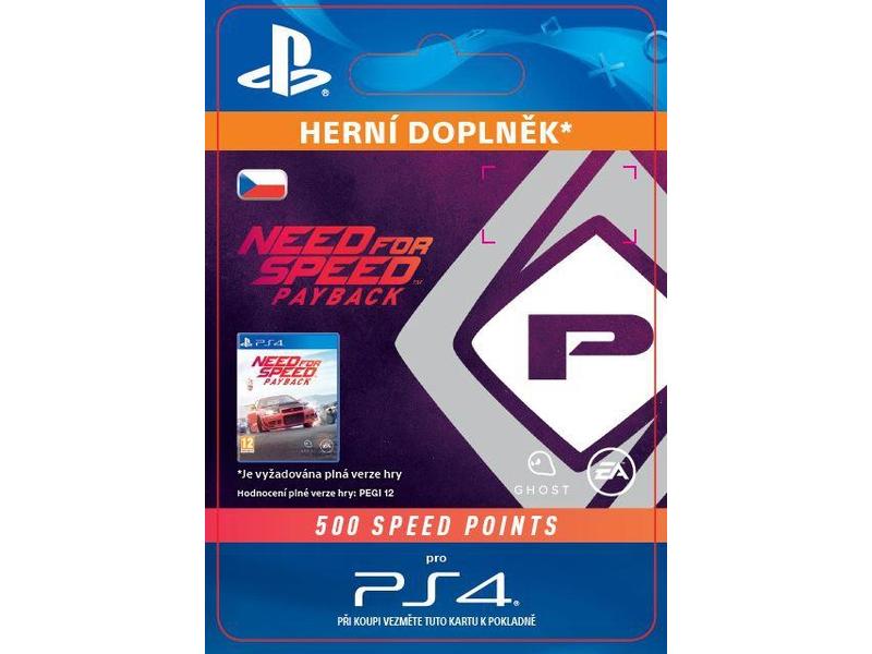 Herní doplněk SONY NFS Payback 500 Speed Points  (Av. 7.11.2017) - PS4 CZ ESD