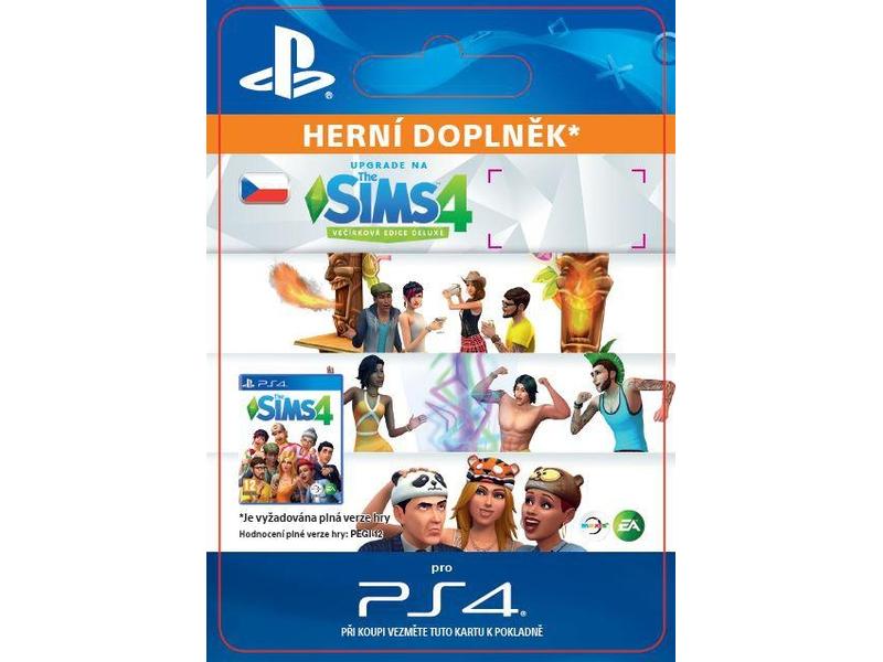 Herní doplněk SONY The Sims™ 4 Deluxe Party Ed. Upgrade - PS4 CZ ESD