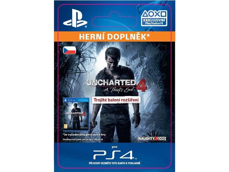 Herní doplněk SONY Uncharted 4: A Thief's End Triple Pack Expansion - PS4 CZ ESD
