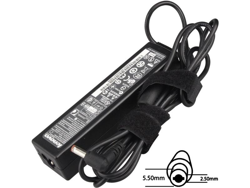 Napájecí adaptér LENOVO Napájecí adaptér 65W, 20V 5.5x2.5, originál Lenovo, černý (black)
