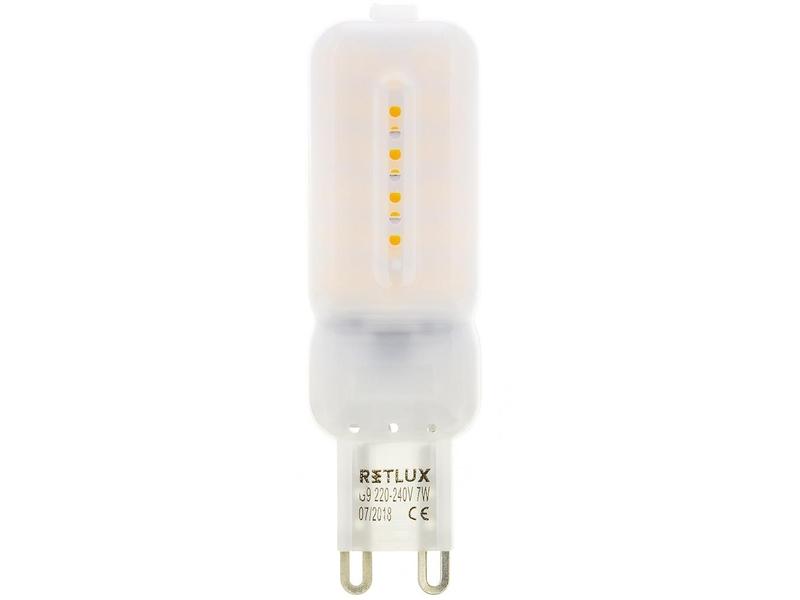 LED žárovka RETLUX RLL 299 G9 7 W LED WW