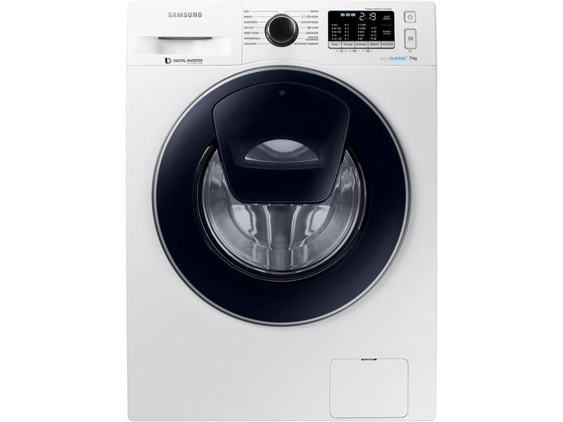 Pračka s předním plněním SAMSUNG WW70K5210UW/ZE, bílá (white)