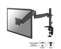 Obrázek k produktu: NewStar Flat stolní držák na PC monitor 10-32'', 8kg, VESA 75x75 nebo 100x100 mm, černý