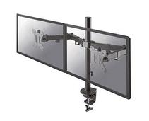 Obrázek k produktu: NewStar Flat Screen držák na 2 PC monitory 10-32'', 8kg, VESA 75x75 nebo 100x100 mm, černý