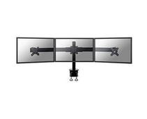 Obrázek k produktu: NewStar Flat Screen držák na 3 PC monitory 10-27'', 8 kg, VESA 75x75 nebo 100x100 mm, černý