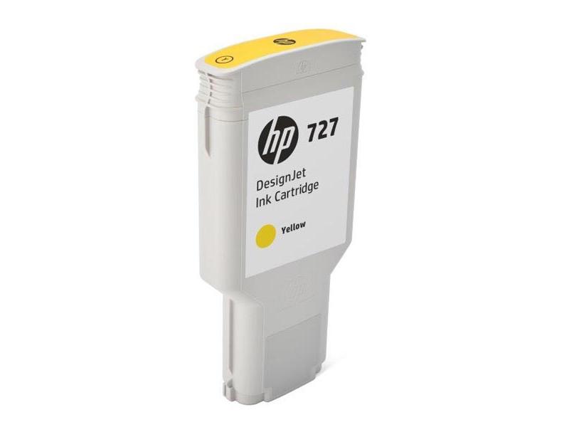 Originální inkoustová náplň HP F9J78A (č.727), žlutá (yellow), 300ml