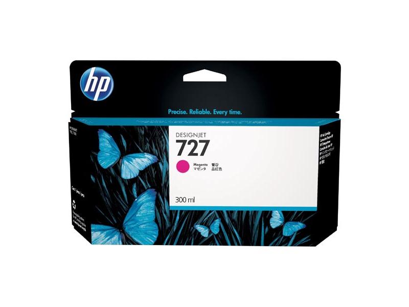 Originální inkoustová náplň HP F9J77A (č.727), magenta, 300ml