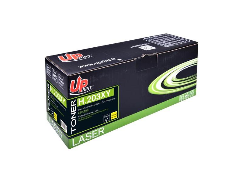 Inkoustová náplň UPRINT kompatibilní s CF542X, CF542X, 2500str., H.203XY,HP Color LJ Pro M254dw, M280nw, žlutá (yellow)