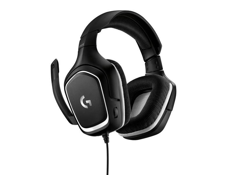 Herní sluchátka - hlavový most LOGITECH Gaming G332 SE, černá/bílá (black/white)