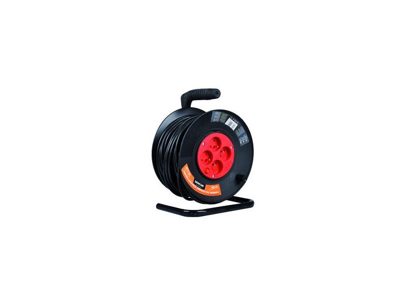  SENCOR SPC 50 prodl. 25m/4 3×1,5mm buben, černá/červená (black/red)