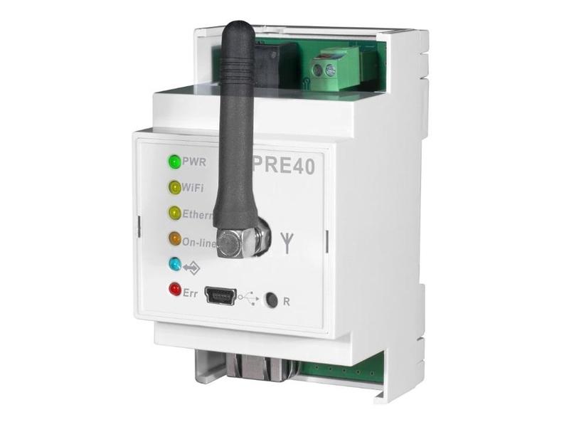 Převodník ELEKTROBOCK RS232 - Ethernet/WiFi na DIN  PRE40-DIN