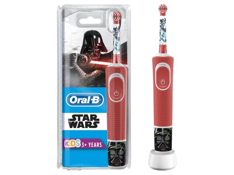 El. zubní kartáček Oral-B VITALITY KIDS STARWARS, červený (red)
