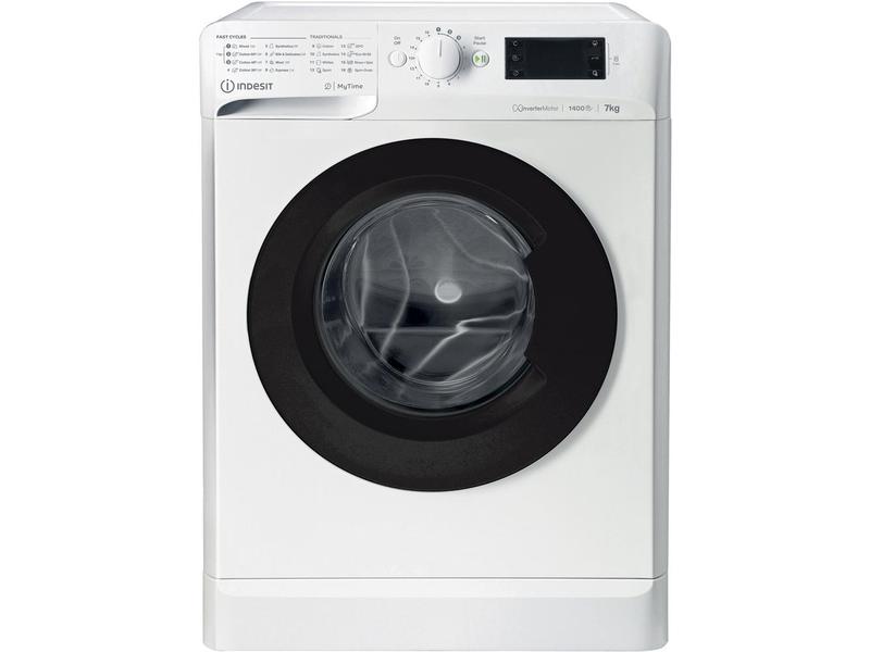 Pračka s předním plněním INDESIT MTWE 71483WK EE , bílá (white)
