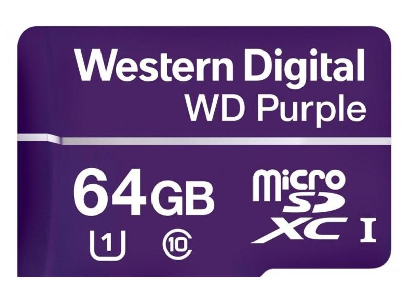 Paměťová karta WD Purple microSDXC 64GB