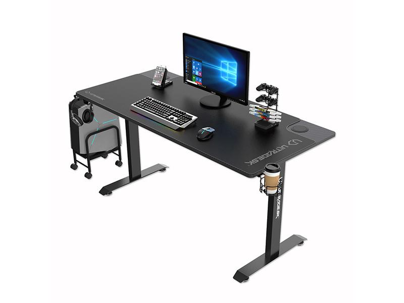 Herní stůl ULTRADESK Momentum, černý (black)