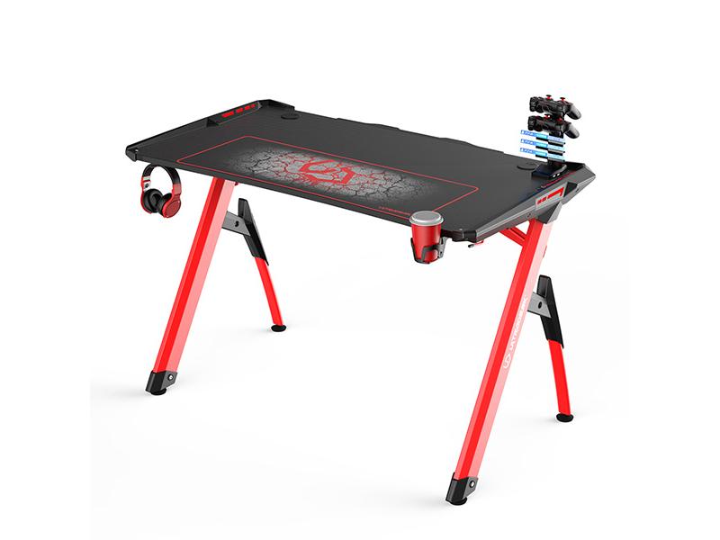 Herní stůl ULTRADESK Invader, červený (red)