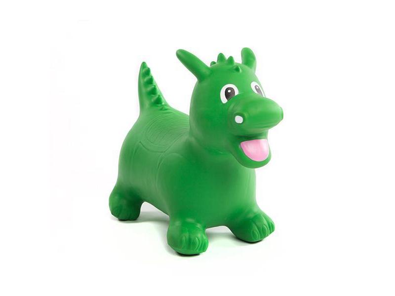 Hopsadlo PETITE&MARS Zvířátko skákací Hop Hop dráček Kevin + pumpa