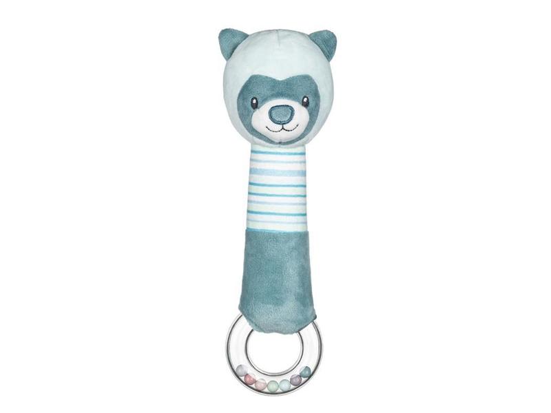 Hračka PETITE&MARS Hračka pískací s chrastítkem méďa Mike