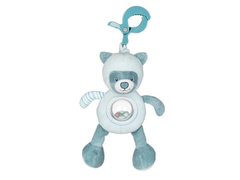 Hračka PETITE&MARS Hračka vibrační na skřipci s chrastítkem méďa Mike