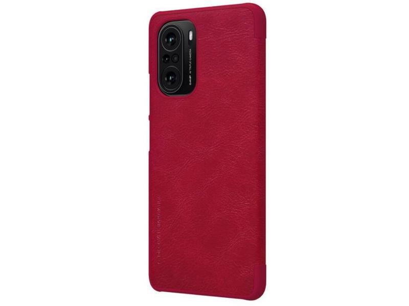 Pouzdro NILLKIN Qin Book Pouzdro pro Xiaomi Poco F3, červené (red)
