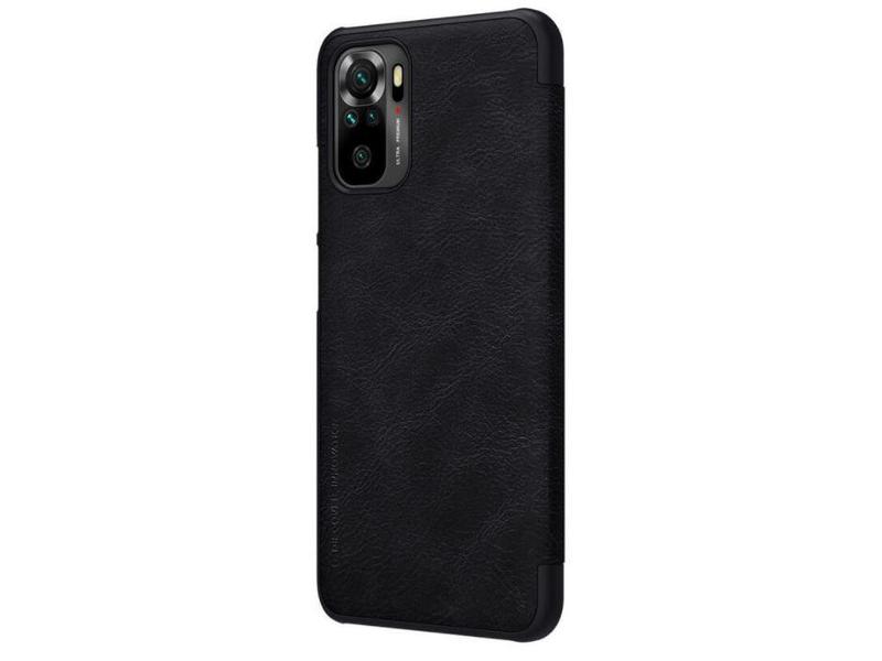 Pouzdro NILLKIN Qin Book Pouzdro pro Xiaomi Redmi Note 10 4G/10s, černé (Black)