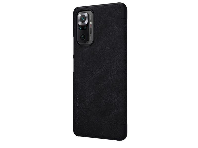 Pouzdro NILLKIN Qin Book Pouzdro pro Xiaomi Redmi Note 10 Pro/10 Pro Max, černé (Black)