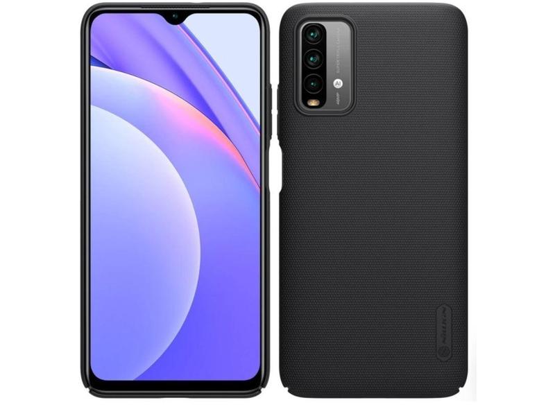 Pouzdro NILLKIN Super Frosted Zadní Kryt pro Xiaomi Redmi 9T, černé (Black)
