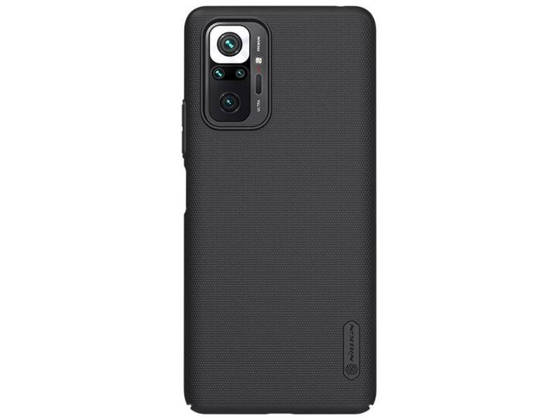 Pouzdro NILLKIN Super Frosted Zadní Kryt pro Xiaomi Redmi Note 10 Pro, černé (Black)