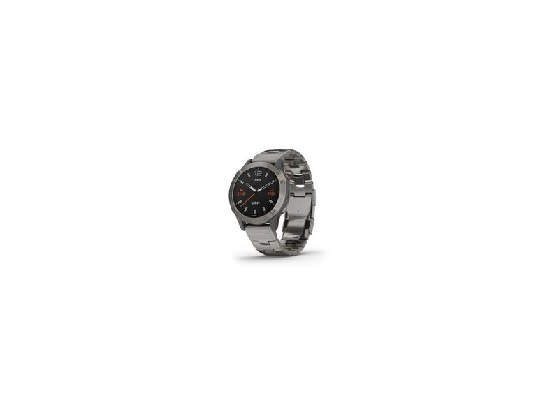 Chytré hodinky GARMIN fenix 6 PRO Sapphire, Titanium/Titanium Band (MAP/Music)