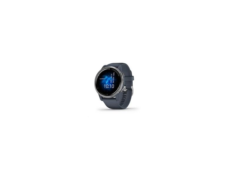 Chytré hodinky GARMIN Venu 2 Silver/Granite Blue Band