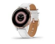 Obrázek k produktu: GARMIN Venu 2S Rose Gold/White Leather Band