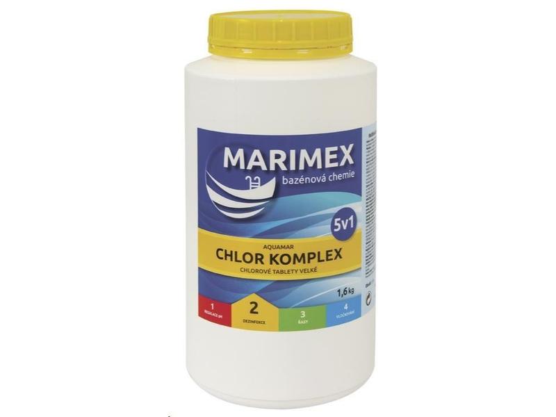 Bazénová chemie MARIMEX Aquamar Komplex 5v1 1,6 kg