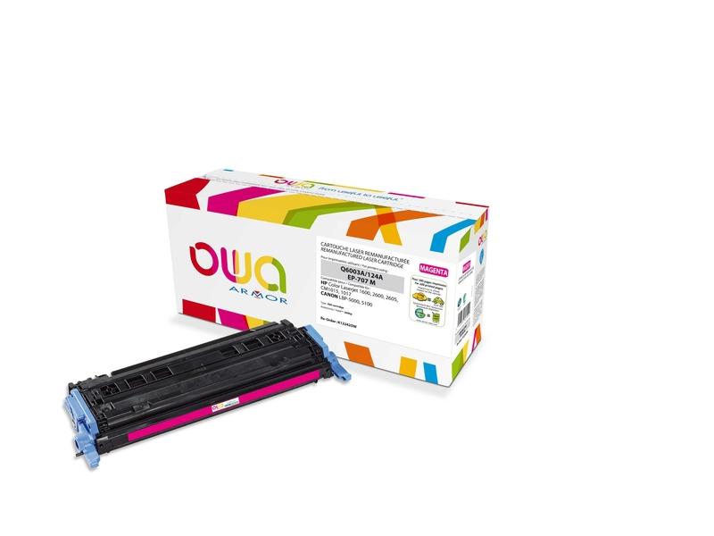 Kompatibilní toner OWA ARMOR kompatibilní toner s HP Q6003A, purpurový (magenta), 2000 stran