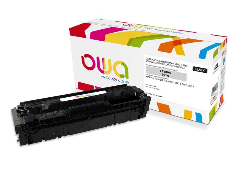 Toner OWA ARMOR kompatibilní toner s HP CF400A, černý (black), 1500 stran