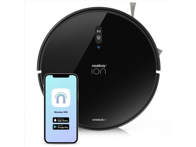 Robotický vysavač NICEBOY ION Charles i8, černý (black)