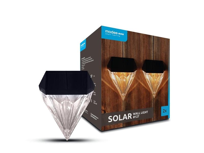 Solární svítidlo OEM ML-WS127 LED Diamant 2ks