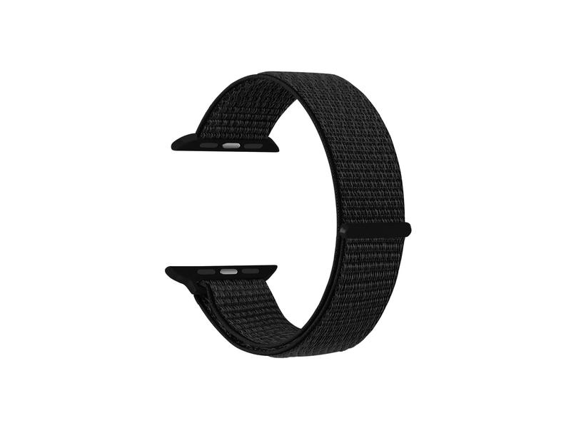  KSIX Milánský řemínek, textilní pro 42/44/45mm, černá