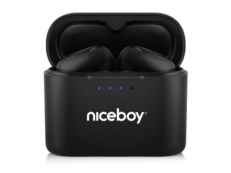 Bezdrátová sluchátka NICEBOY Podsie 4 Black