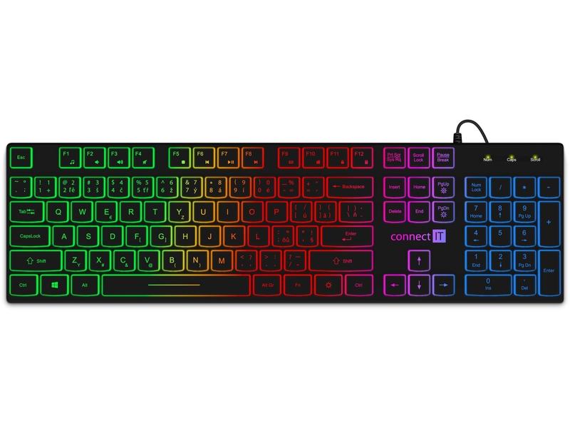 Klávesnice CONNECT IT Chocolate RNBW CKB-5050-CS