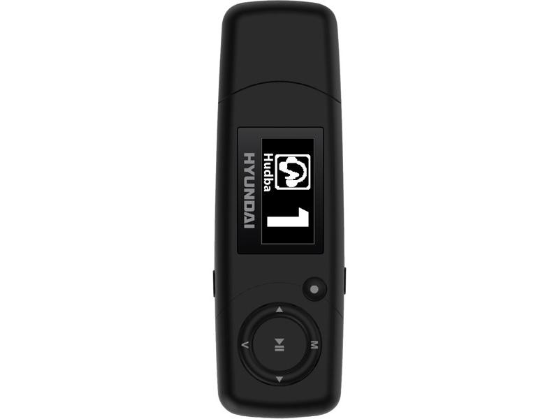 Přenosný MP3 přehrávač HYUNDAI MP 366 FM 8GB, černý (black)