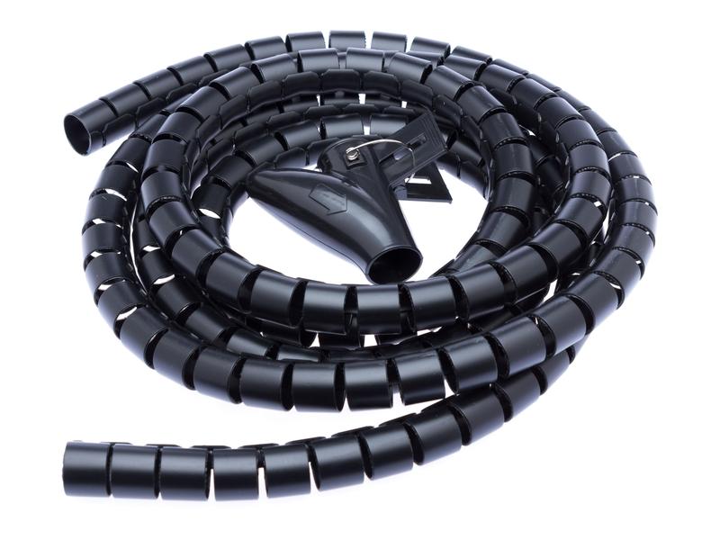  CONNECT IT  trubice pro vedení kabelů WINDER, černý (black)