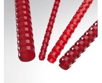 Obrázek k produktu: FELLOWES  Plastové hřbety 8 mm, červené (red)