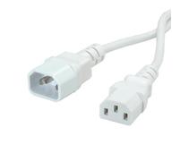 Obrázek k produktu: OEM síťový prodlužovací kabel k počítači 230V 1,8m, bílý
