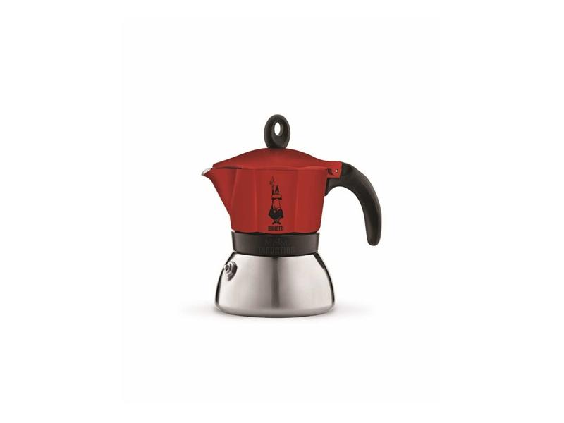 Konvice BIALETTI Moka Induction 6, červená (red)