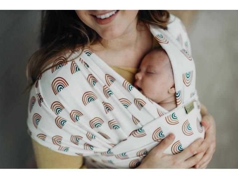  BOBA Nosič dětí / šátek Wrap Serenity Rainbows