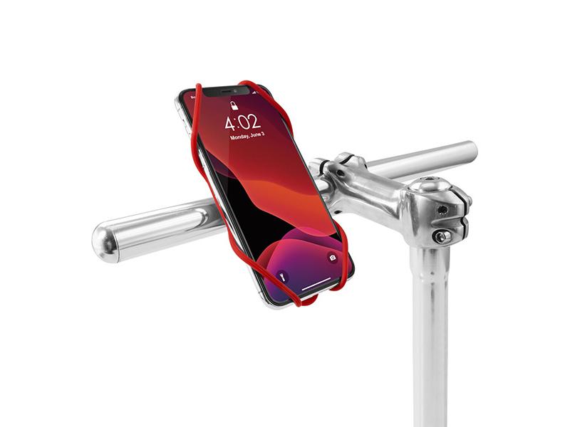 Držák telefonu na kolo na řídítka BONE Bike Tie 3, červená (red)
