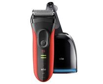Obrázek k produktu: BRAUN Series 3 3050 Clean&Charge Red, černý/červený (black/red)